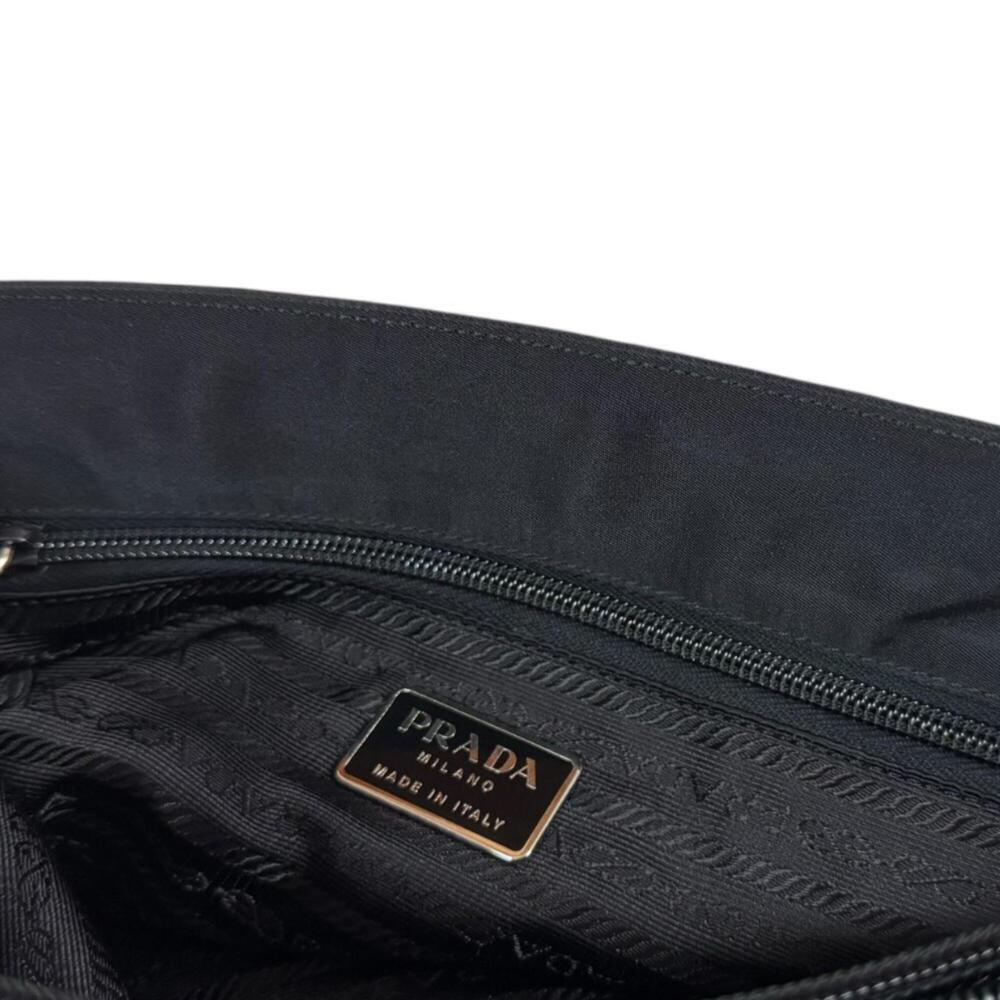 Prada Tote Bag Handbag Nylon B6242 Black Women's PRADA - Picture 10 of 15